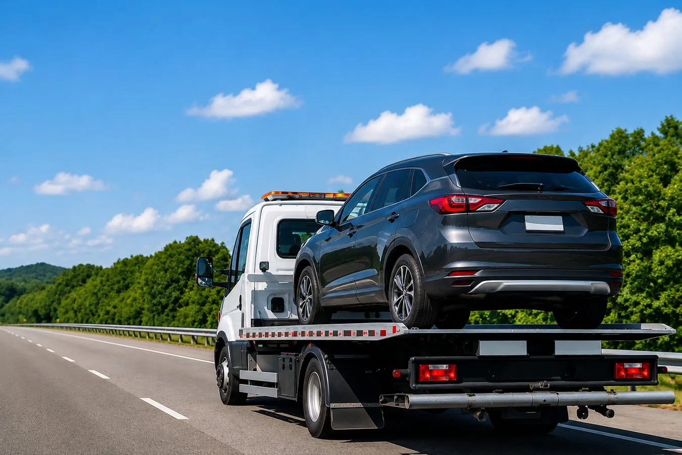 Roadside flat tire change in Poplar Bluff MO